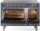 Ilve® Nostalgie II Series 48" Blue Grey Pro Style Induction Range-3
