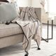 Surya Fleck Beige/Black 50"x60" Throw Blanket-3