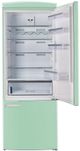 Unique Appliances Classic Retro 28" 17 Cu. Ft. Summer Mint Green Counter Depth Bottom Freezer Refrigerator-2