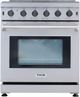 Thor Kitchen® 4 Piece Stainless Steel Gas Kitchen Package-3