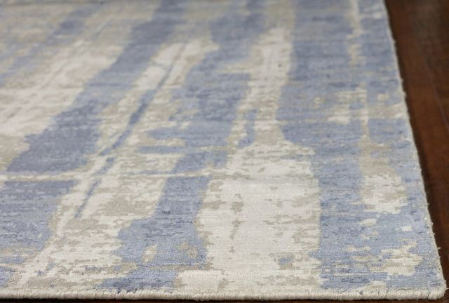 KAS Rugs Indulge Grey/Blue Drizzle 5'x7' Rug-1