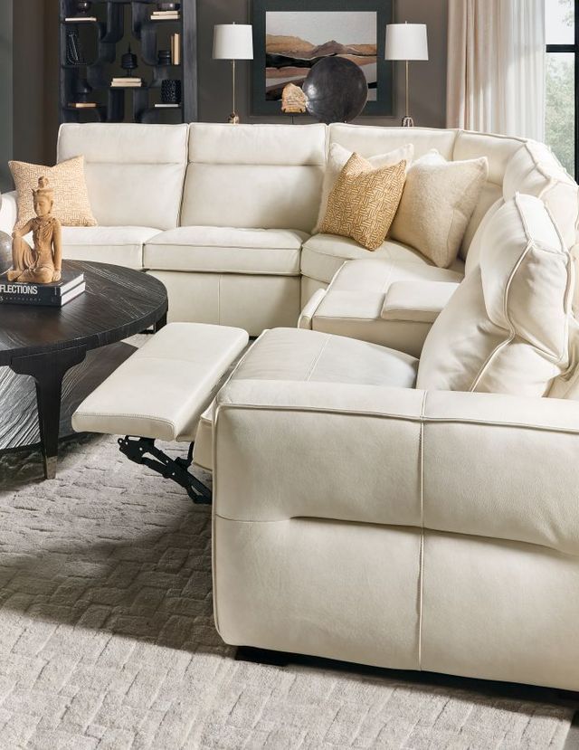 Hooker® Furniture Ready-Made Upholstery Vann 6-Piece Dante Moonshine Power Reclining Sectional-3