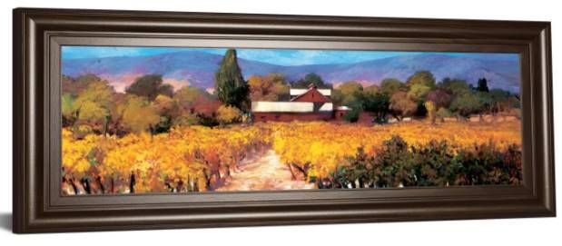 Classy Art Vineyard Afternoon by Craig, P. Wall Art-1