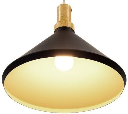 YHD Black 1-Light Bell Pendant Lighting-2