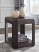Signature Design by Ashley® Carlibrie Warm Brown Rectangular End Table-4