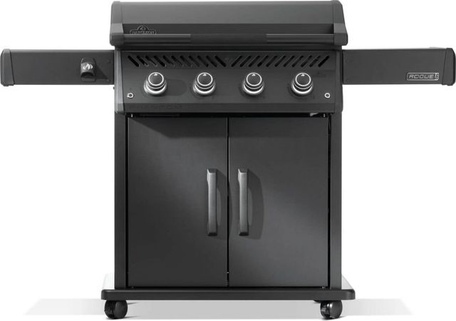 Napoleon Rogue® PRO Phantom 61'' Matte Black Freestanding Liquid Propane Griddle with Rust-Resistant Stainless Steel Cooktop-0