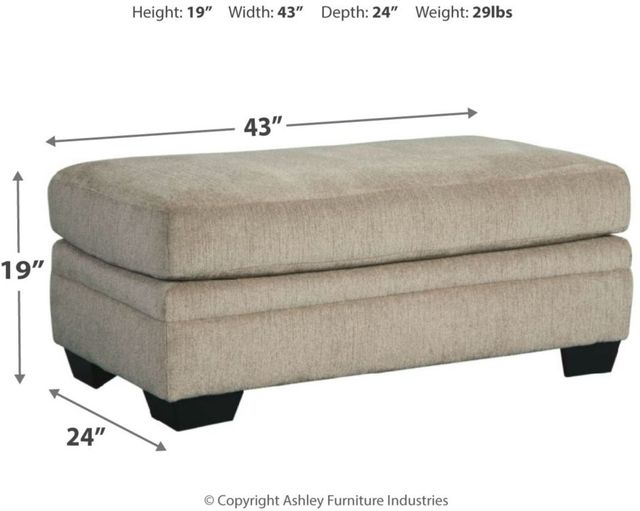 Signature Design by Ashley® Dorsten Sisal Ottoman-4
