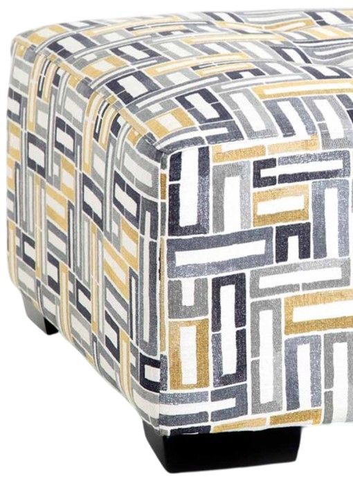 Franklin™ Brentwood Take Five Bumble Bee Square Ottoman-2