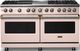 Viking® 5 Series 60" Blush Pro Style Dual Fuel (NG) Range with Brushed Brass Trim-0