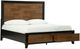 Benchcraft® Kraeburn Black/Brown California King Panel Storage Bed-2