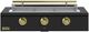 Caliber™ Rockwell Social 3-Burner Ultra Matte Black Built-In Natural Gas Grill with Brass Hardware-0
