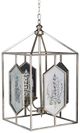 A & B Home Silver Vintage Glamour Iron Chandelier-0