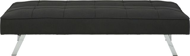 Signature Design by Ashley® Santini Black Flip Flop Armless Sofa-4
