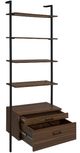 Coaster® Owens Wallnut 3-Piece Wall Mounted Bookshelf Set-3