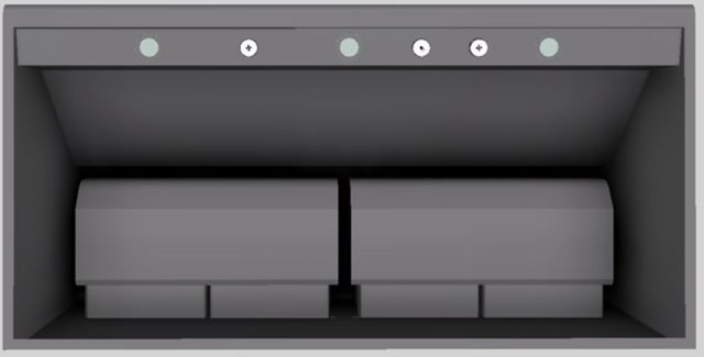 Vent-A-Hood® 48" Gunsmoke Wall Mounted Range Hood-3