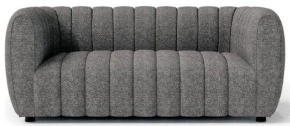 Furniture of America® Aversa 2-Piece Charcoal Gray Living Room Seating Set-2
