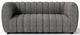 Furniture of America® Aversa 2-Piece Charcoal Gray Living Room Seating Set-2