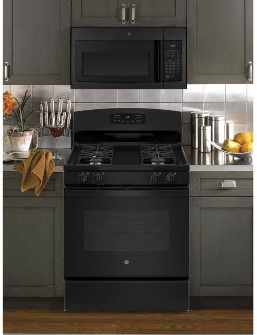 GE® 1.6 Cu. Ft. Black Over The Range Microwave-3