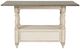 Liberty Furniture Magnolia Manor Weathered Bark Dining Gathering Table with Antique White Base-4