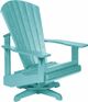 C.R. Plastic Generation Line Turquoise Swivel Adirondack-0