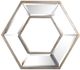 A & B Home Gold Hexagon Wall Mirror -0