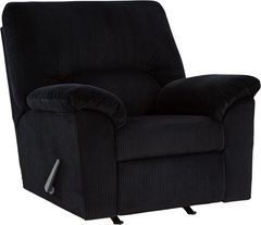 Signature Design by Ashley® SimpleJoy Onyx Manual Rocker Recliner