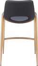 Zuo Modern Desi Black & Gold Counter Chair-3