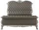 ACME Furniture Dresden Gray/Vintage Bone White Queen Upholstered Sleigh Bed-2