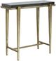 Uttermost® Preston Rectangular Glass Top Accent Table with Antique Brass Base-0