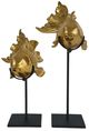Currey & Company Goldfish Black/Gold Set-1
