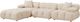TOV Furniture Calliope 4-Piece Off-White Modular Sectional-0