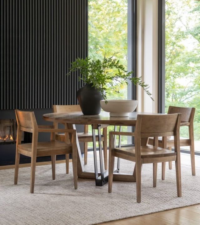 Canadel Customizable Loft Base PY Round Dining Table-3
