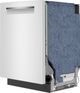 Bosch® 500 Series 24" White Top Control Built-In Dishwasher-3