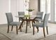 Coaster® Paxton 5-Piece Brown/Gray Dining Table Set-1