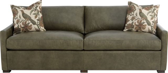 Craftmaster® Customizable CM Leather 2 Over 2 Sofa-2