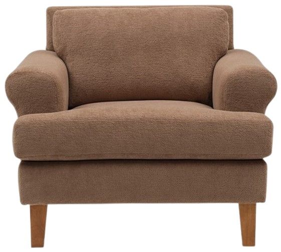 Best® Home Furnishings Customizable Lumira Club Chair with Dark Walnut Legs-1