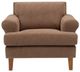 Best® Home Furnishings Customizable Lumira Club Chair with Dark Walnut Legs-1