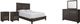 Signature Design by Ashley® Paxberry 5-Piece Black King Panel Bed Set-0