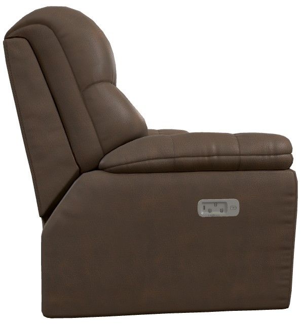 La-Z-Boy® Morrison Whiskey Power Reclining Loveseat with Headrest and Lumbar-2