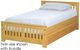 Crate Designs™ Furniture Classic Full XL Shaker Bed-0