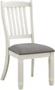 Homelegance® Granby Antique White/Gray Side Chair-0