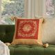 Nourison Home™ Mina Victory Vintage Pillow Coral 17"x17" Throw Pillow-3