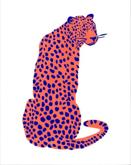 Classy Living Emma Scarvey Bright Leopard II 26" Wall Art-2