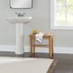Linon Bracken Natural Bamboo Accent Stool-1