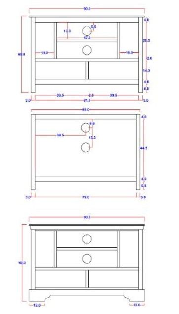 Jaipur Furniture Ganga Brown TV Unit-2