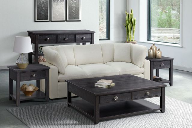 Elements International Kendyl Espresso Occasional Sofa Table-4