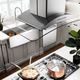 ZLINE 36" Stainless Steel Island Mounted Range Hood with CrownSound® Bluetooth Speakers-5