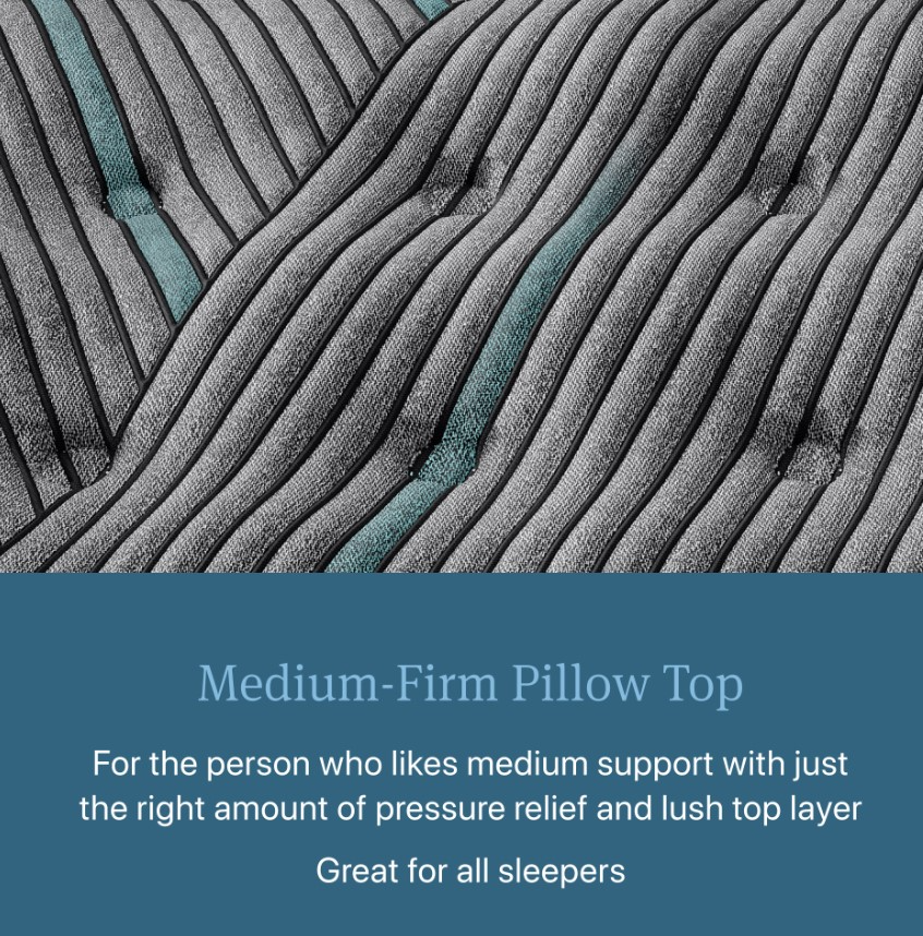 Beautyrest Level Two Pocketed Coil Mattress - Thumbnail 4