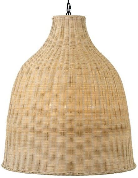 YHD Lana Rattan Beige 3-Light Large Pendant Lighting-2