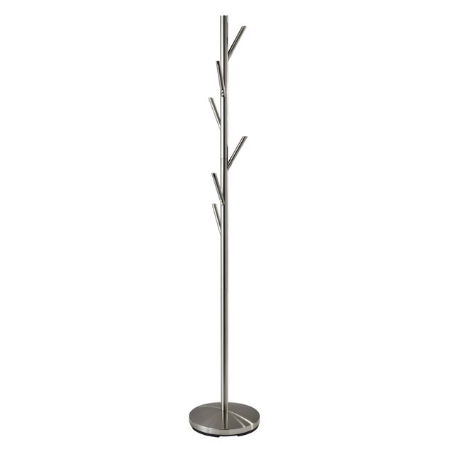 Adesso® Evergreen Brushed Steel Coat Rack-0